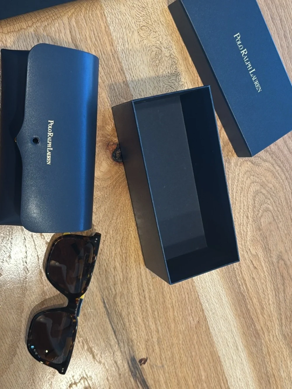 Polo by Ralph Lauren Men’s Tortoiseshell Frame Sunglasses with Brown Lenses
